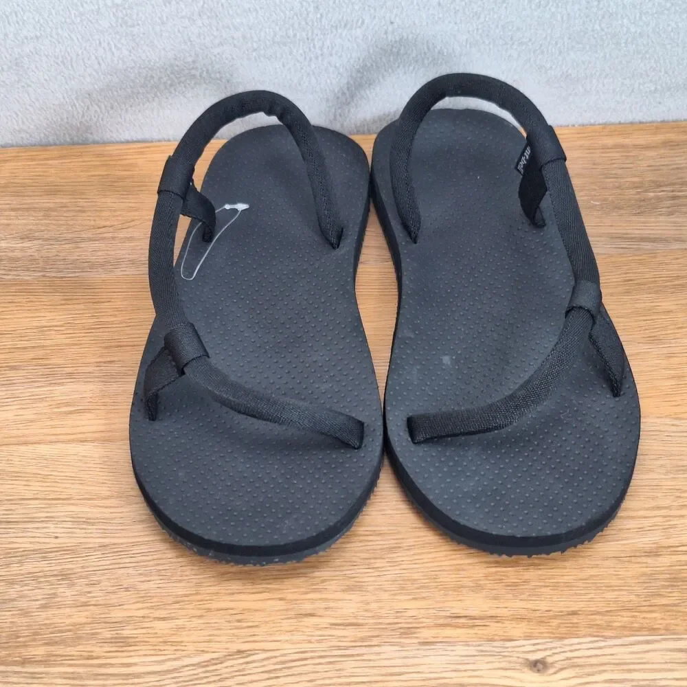 Montbell Sock-On Men's 10 XL Sandals Black Lightweight Slip-On Unisex